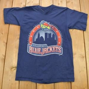 1990S Columbus Blue Jackets Nhl Graphic Shirt